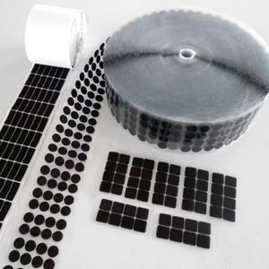 Custom Size Coin Polka Dot Nylon Velcroes Diameter Sticky Loop Self-<b>adhesive</b> <b>Hook</b> and Loop Buckle Dot Velcroes - Product Image 1