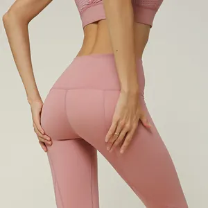 高品质尼龙氨纶快干透气瑜伽套装健身女性健身房运动套装