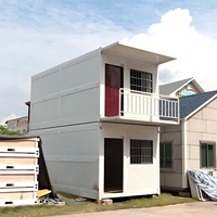Maison modulaire à installation rapide, écologique, imperméable, structure en acier, panneau sandwich, préfabriquée, conteneur plat