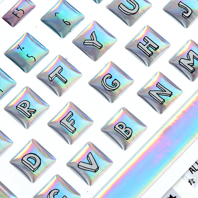 Autocollant époxy clavier