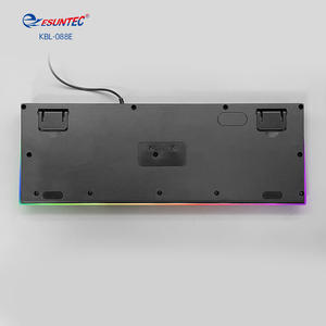 Nouveau clavier de jeu filaire USB avec rétroéclairage LED, 87 touches, pour ordinateur de bureau/ordinateur portable, clavier de jeu pour joueurs, KBL-088E - Product Image 6