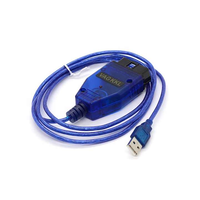 Câble de diagnostic USB Vag KKL CH340 avec interface KWP2000 OBD2, isolation en PVC et conducteur en cuivre pur 12V