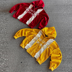 Sudadera con capucha para hombre, estilo streetwear Y2K, con cremallera irregular, pedrería, patchwork y paneles cosidos - Product Image 4