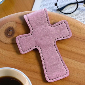 Marcapáginas Cristiano Magnético de Cuero PU, Bonito Marcapáginas Religioso con Cruz, Gran Venta, Marcador de Lectura Religioso para la Escuela y la Oficina - Product Image 6