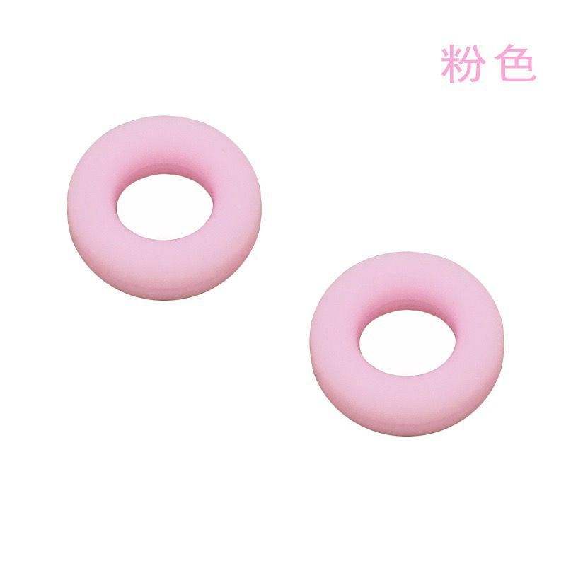 วงกลมสีชมพูคู่หนึ่ง