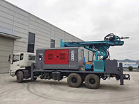 Machine de forage de puits d'eau montée sur camion série PWT, profondeur 300-600m, vente chaude