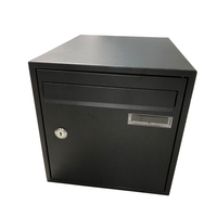 Boîte aux lettres métallique grande capacité, étanche, style européen et américain, conçue pour recevoir lettres, e-mails et courrier