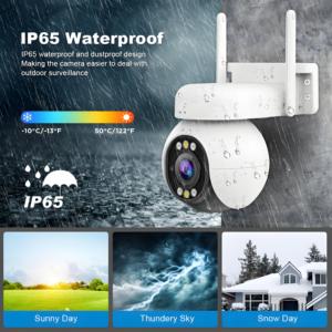 กล้อง5X ระบบออปติคอลซูมแบบดูอัลแบนด์ WiFi กล้องรักษาความปลอดภัยระบบ WIFI - Product Image 3