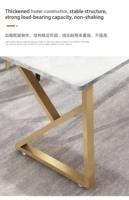 Lot de 2 pieds de table en fer noir en forme de K, robustes et modernes, HFX ZT025, structure triangulaire, installation facile, pour bureau, table à manger