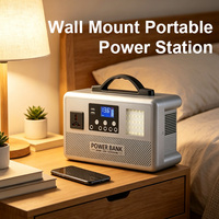 Station d'alimentation solaire portable 300W avec haut-parleur Bluetooth, batterie LiFePO4, démarreur de secours et lampe torche pour la mise en œuvre hors réseau
