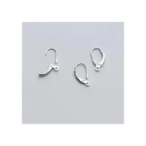 GP earring hooks new trendy s925 sterling silver fish earring hooks for jewellery making