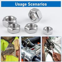 Kit d'outils de quincaillerie 275 pièces avec vis galvanisées et écrous, assortiment de fixations pour l'installation d'équipements et les travaux de bricolage et d'entretien