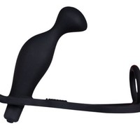 Plug anal électrique pour hommes gays avec anneau de verrouillage et masseur de prostate vibrant pour masturbation anale