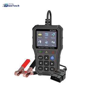 เครื่องมือสแกนวินิจฉัยรถยนต์ OBD2 พร้อมเครื่องทดสอบแรงดันแบตเตอรี่ 12-24V เครื่องอ่านโค้ดข้อผิดพลาดของเครื่องยนต์ รีเซ็ตไฟเตือน Check Engine - Product Image 4