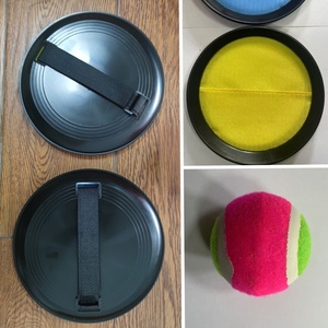 Trẻ Em Ngoài Trời Toss Và Bắt Bóng Thiết Lập Với 2 Đĩa Và Velcro Bóng Bãi Biển Toss Dính Mái Chèo Bóng Thiết Lập - Product Image 4