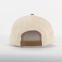 Gorra de Béisbol de Pana de 5 Paneles Unisex de Alta Calidad, Estilo Vintage, con Logotipo Bordado Curvo, Personalizable al por Mayor, para Hombre y Mujer