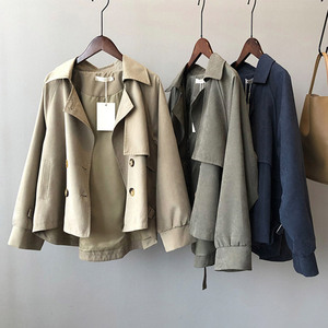 <span class=keywords><strong>Trench</strong></span>-coat <span class=keywords><strong>femme</strong></span> style surdimensionné <span class=keywords><strong>Trench</strong></span>-coat <span class=keywords><strong>femme</strong></span> col cranté vintage manches longues veste chic <span class=keywords><strong>femme</strong></span> - Product Image 4