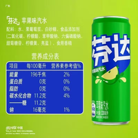 Boisson gazeuse fruitée de haute qualité, faible en gras, aux saveurs pêche blanche, orange, raisin, pomme verte, en canette mince de 330 ml