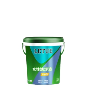 Peinture liquide acrylique industrielle à base d'eau, antidérapante, pour sols de garage et d'entrepôt, application au pinceau - Product Image 1