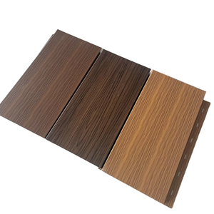 Prix d'<span class=keywords><strong>usine</strong></span> en métal nouveau design revêtement mural extérieur noir/blanc/revêtement en métal grain de <span class=keywords><strong>bois</strong></span> - Product Image 5