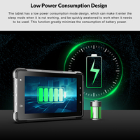 Tablette Android 13 robuste pour véhicule, 7 pouces, 1000 nits, tactile, multi-AHD, CANBUS, LTE CAT4, GNSS, NFC, pour la gestion des flottes de camions poubelle
