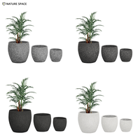 Vases et pots à fleurs modernes en fibre de verre légers et durables pour l'extérieur et le jardin (vente en gros)