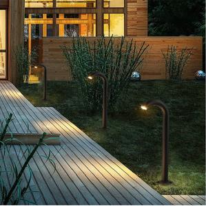 New Design Morden Outdoor Bollard <b>Lights</b> <b>Pathway</b> Yard Decoration Waterproof <b>Solar</b> Powered Lawn Lamp - Product Image 2