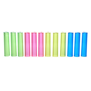 Protector de lápices transparente de color caramelo, tapa de plástico para lápices para estudiantes de primaria, material de papelería, ayuda para la escritura - Product Image 4