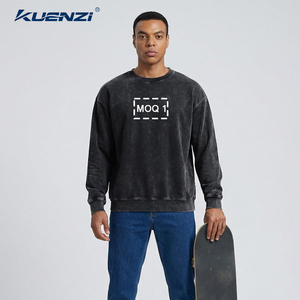 <span class=keywords><strong>T</strong></span>-<span class=keywords><strong>shirt</strong></span> Homme Manches Longues Kuenzi 100% Coton 230GSM Respirant Prê<span class=keywords><strong>t</strong></span> à Expédier (RTS) Vierge pour Impression Style Américain Délavé et Vieilli Commande en Gros - Product Image 2