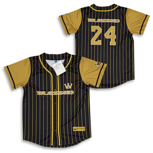 เสื้อเบสบอลเยาวชนกระดุมกระดุมเสื้อแฟชั่นลายพิมพ์ซับลิเมชัน - Product Image 4