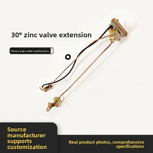Ensemble de 30 vannes de cuisinière à gaz en alliage de zinc, résistantes à la corrosion à haute température, ajustement universel pour brûleur de cuisinière à gaz commerciale - Product Image 1