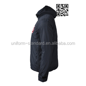 Chaqueta con Capucha Extra Grande, Impermeable y Cortavientos, con Cuello Alto y Recubrimiento Personalizado para Hombre, Talla Grande, Invierno - Product Image 4