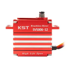 Servo numérique standard en métal sans balais KST SV5006-12 55Kg.cm 0,063 seconde 60 SHV 4 pôles utilisé pour les voitures télécommandées de course <span class=keywords><strong>et</strong></span> les robots - Product Image 3