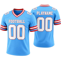 Maillot de football personnalisé avec nom et numéro brodés – Tenue d'équipe universitaire pour les services d'approvisionnement des universités