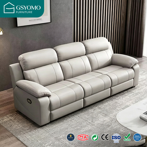 Electric <strong>Recliner</strong> Sectional Modern <strong>Sofa</strong> Set Leather &amp; Metal Frame Hotel &amp; Cinema Seating Wholesale With CE ROHS IOS9001 - Product Image 1