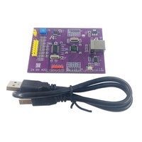ADS1256 + STM32F103C8T6 Modul Akuisisi Data Presisi Tinggi - ADC 8 Saluran 24-Bit dengan Antarmuka Serial USB