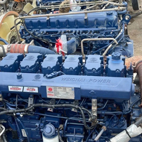 Vente en gros Weichai WP12.375 375HP 1900RPM 276kw Turbo Diesel Engine Assembly pour FAW Shacman HOWO et Foton Heavy Trucks