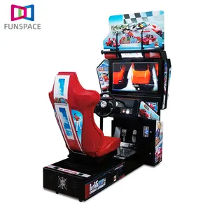 Funsapce – Machine de jeu de course de voiture d'arcade Outrun (HD) à pièces de monnaie