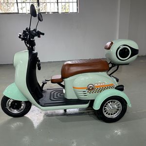 New Retro Style Elderly Women Youth Leisure Child-Pickup Use Open 3 Wheel <strong>2</strong> <strong>Passengers</strong> 300kg Max Load 30 Km/h Electric Tricycle - Product Image 3