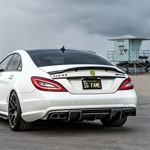 สปอยเลอร์หลังคาทรง R สำหรับ Mercedes C-Class W204 ปี 2008-2013 วัสดุคาร์บอนไฟเบอร์ ABS สำหรับ<span class=keywords><strong>รถ</strong></span>ซีดานทั่วไป ขายส่ง - Product Image 4