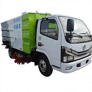 Camión barredor de calles Dongfeng con motor eficiente para limpieza municipal, eliminación de polvo y basura - Product Image 3