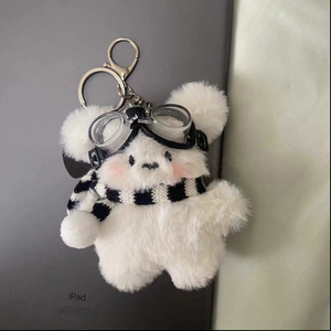 <span class=keywords><strong>Porte</strong></span>-clés en peluche chiot pilote mignon, pendentif créatif, breloque de sac Kawaii pour filles - Product Image 1