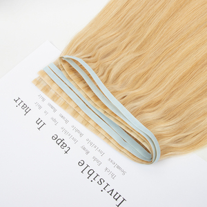 Longue bande de <span class=keywords><strong>cheveux</strong></span> russes à double trame, invisible, en <span class=keywords><strong>cheveux</strong></span> humains - Product Image 1