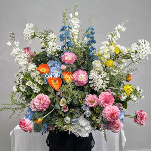 DKB factory <strong>cheap</strong> custom tropical aisle <strong>flowers</strong> durable artificial colorful wildflower wedding aisle <strong>flowers</strong> - Product Image 6