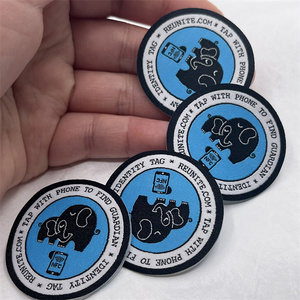 Etiqueta tejida de algodón NFC personalizada para vestido, etiquetas de ropa hechas a mano con logotipo, etiquetas de tela para prendas. - Product Image 2