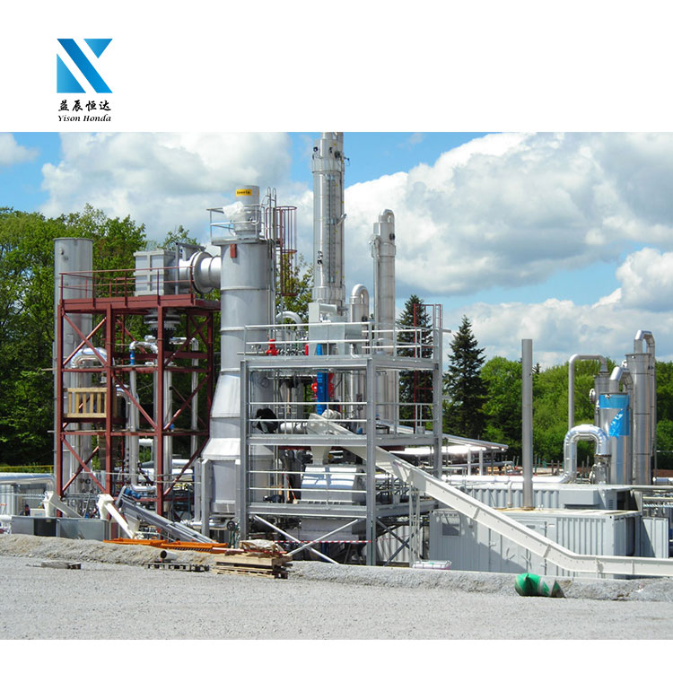 Трафарет электростанции для газификации биомассы