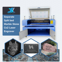 JX rapide vitesse marbre pierre précieuse ombre portrait pierre tombale photo découpe granit pierre laser machine de gravure portable pour carreaux