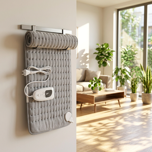 <b>Electric</b> <b>Blanket</b> Winter Household Use PTC Heating Element High Quality Plush Wool 120W Washable Multiple Heat Levels Overheat - Product Image 1