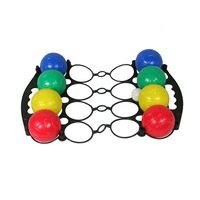 Vente chaude : Ensemble de boules de pétanque en plastique certifiées ROHS avec logo personnalisé