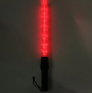 LED信号ワンドポータブル懐中電灯ワンドドライバッテリー充電式LED多機能交通バトン - Product Image 6